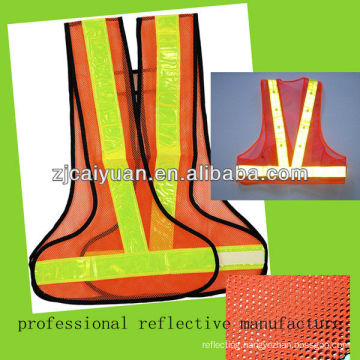 manufacturer for red mesh safety vest